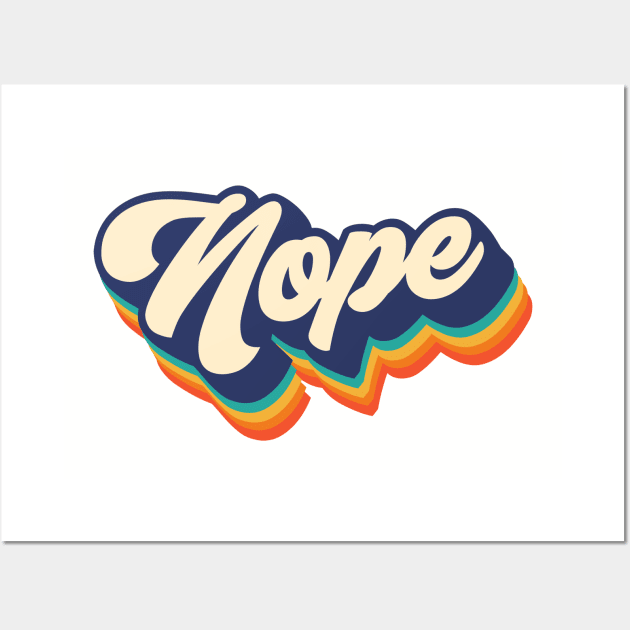 Nope Wall Art by Melonseta